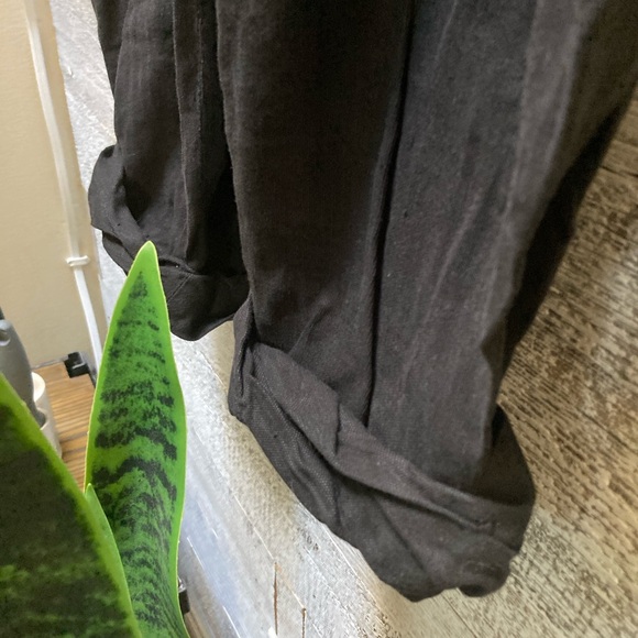 Wilfred | Allant Linen-Blend Cropped Pants - 10, Black - Picture 6 of 9